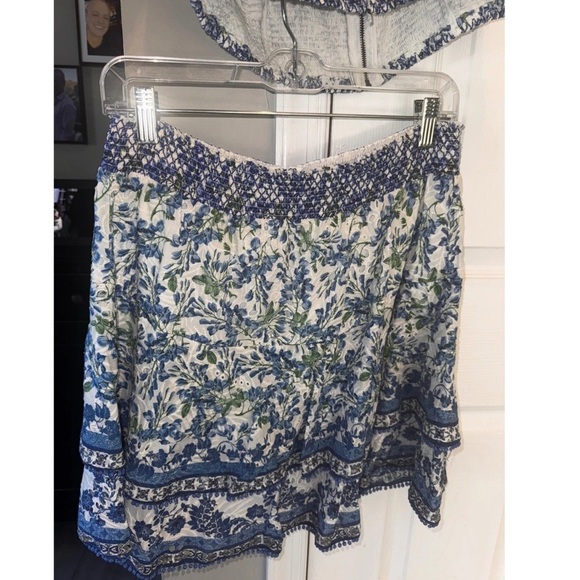 Alice + Olivia Blue Floral Mini Dress - Picture 7 of 8